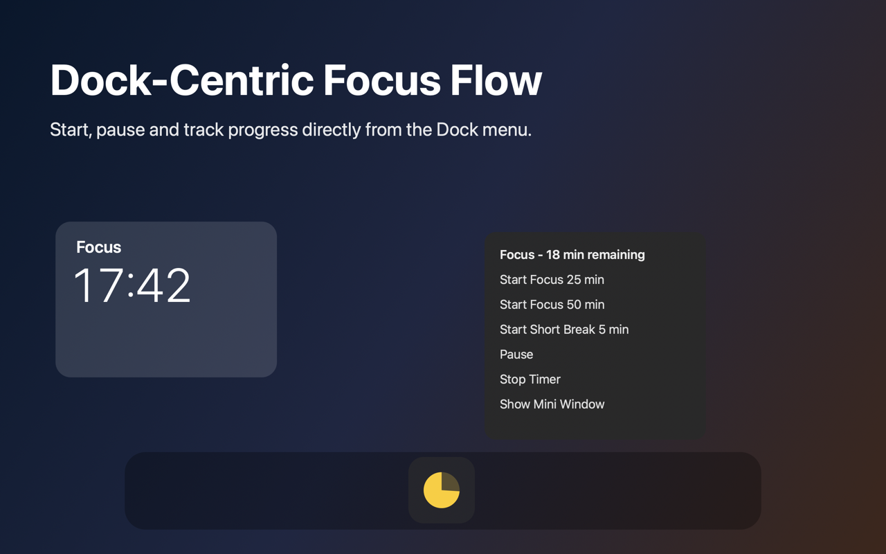 Krono Dock mode screenshot